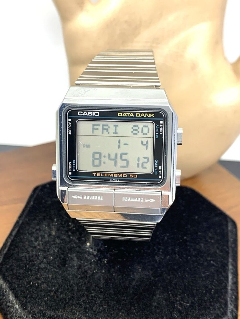 Casio Men's Watch DB-500 Databank Vintage 1985 Digital Quartz 262 With Box 32mm